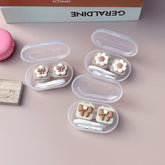 Flower Colored Contact Lens Case - BEAUEYE (UK)